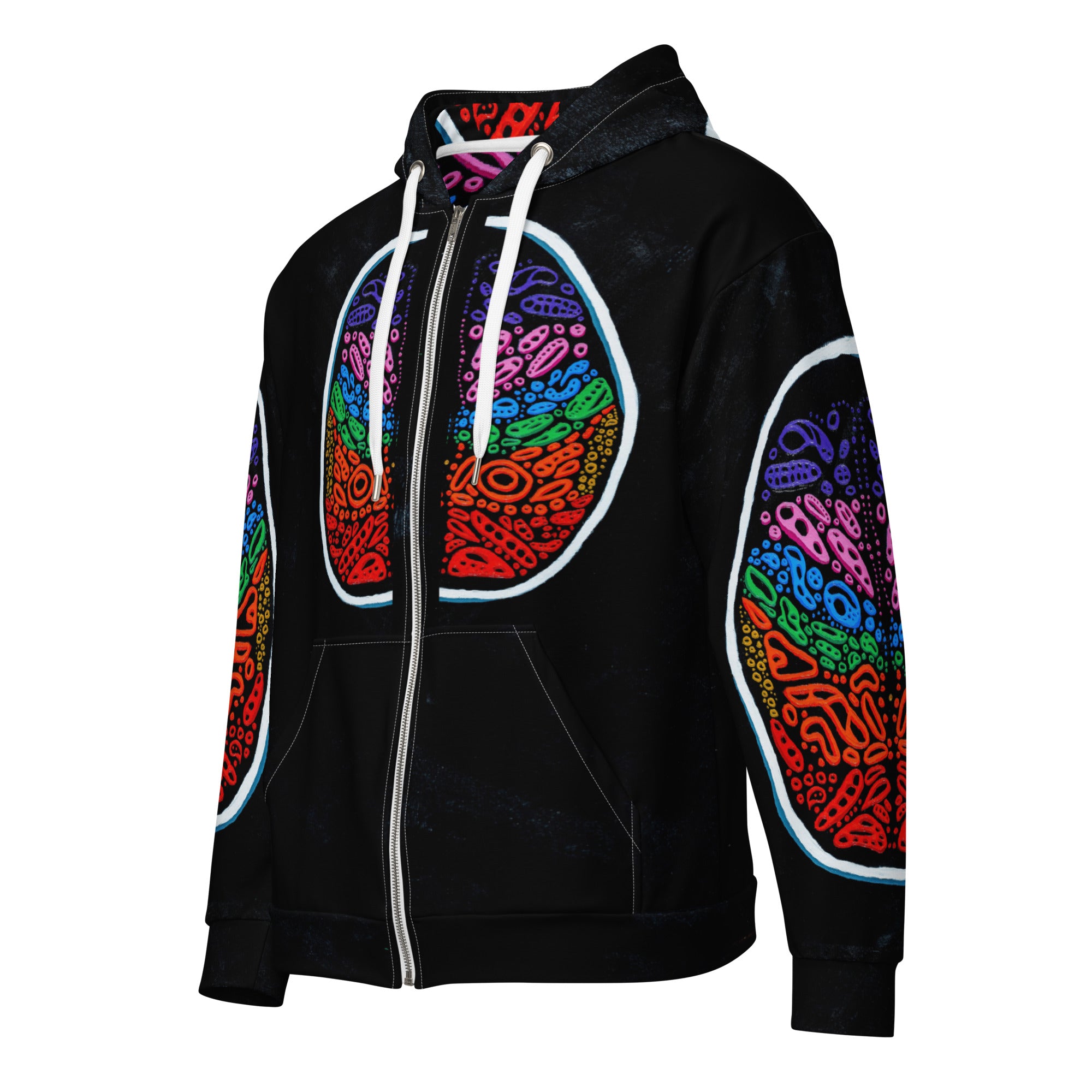 Penumbra Painting No. 2 - Zip Hoodie – Nicholas Hatherly Art